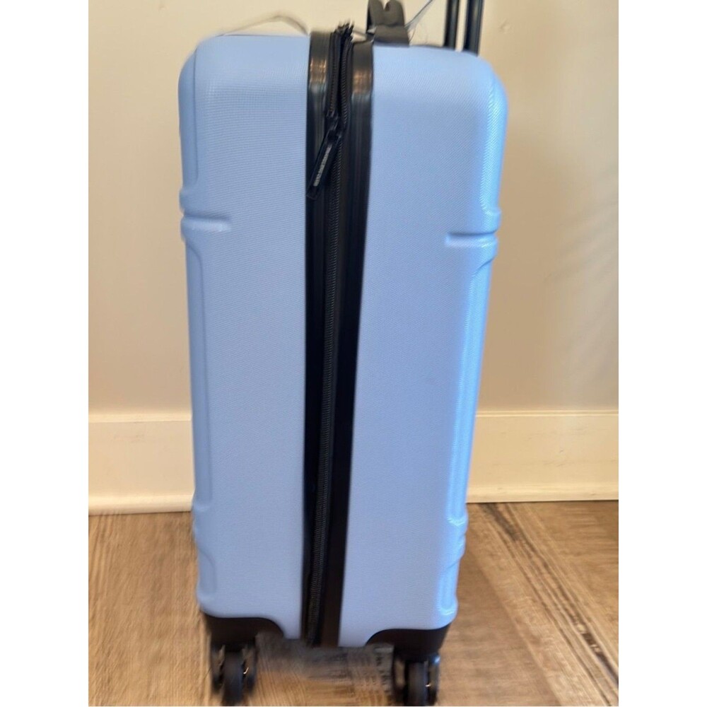 Travelers Club Skyline 22" Carry-On Hardside Luggage - Baby Blue travel bag - Picture 11 of 16